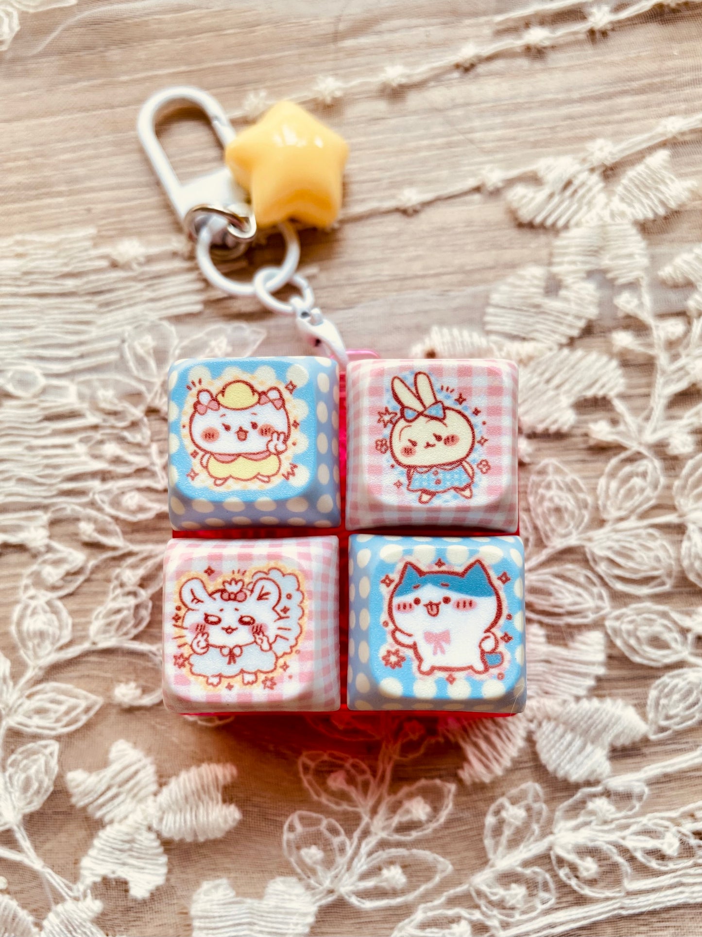 Chiikawa clicker keychain