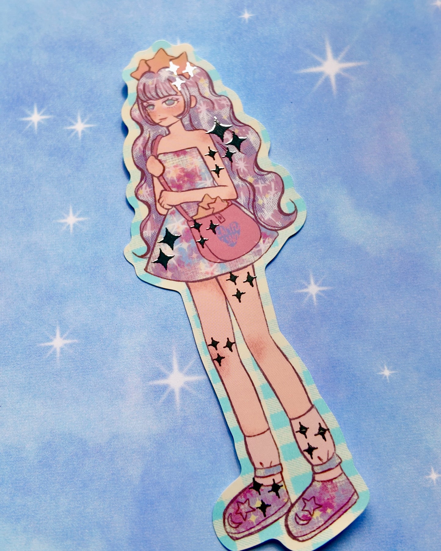 Pommella and Lunella die cut sticker
