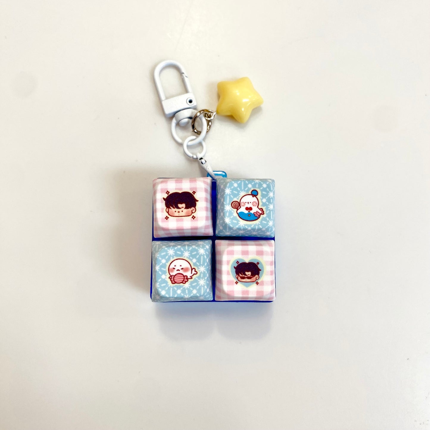 Lads keycap keychains (individuals)