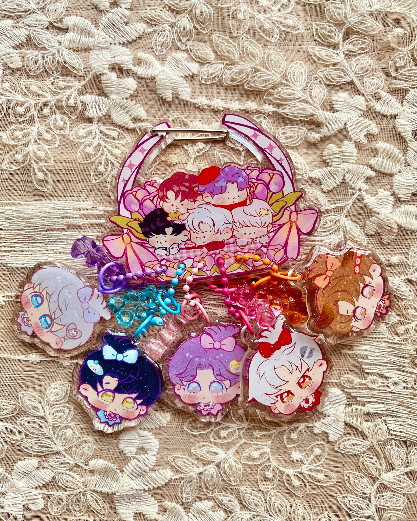 Diaper babies keychain