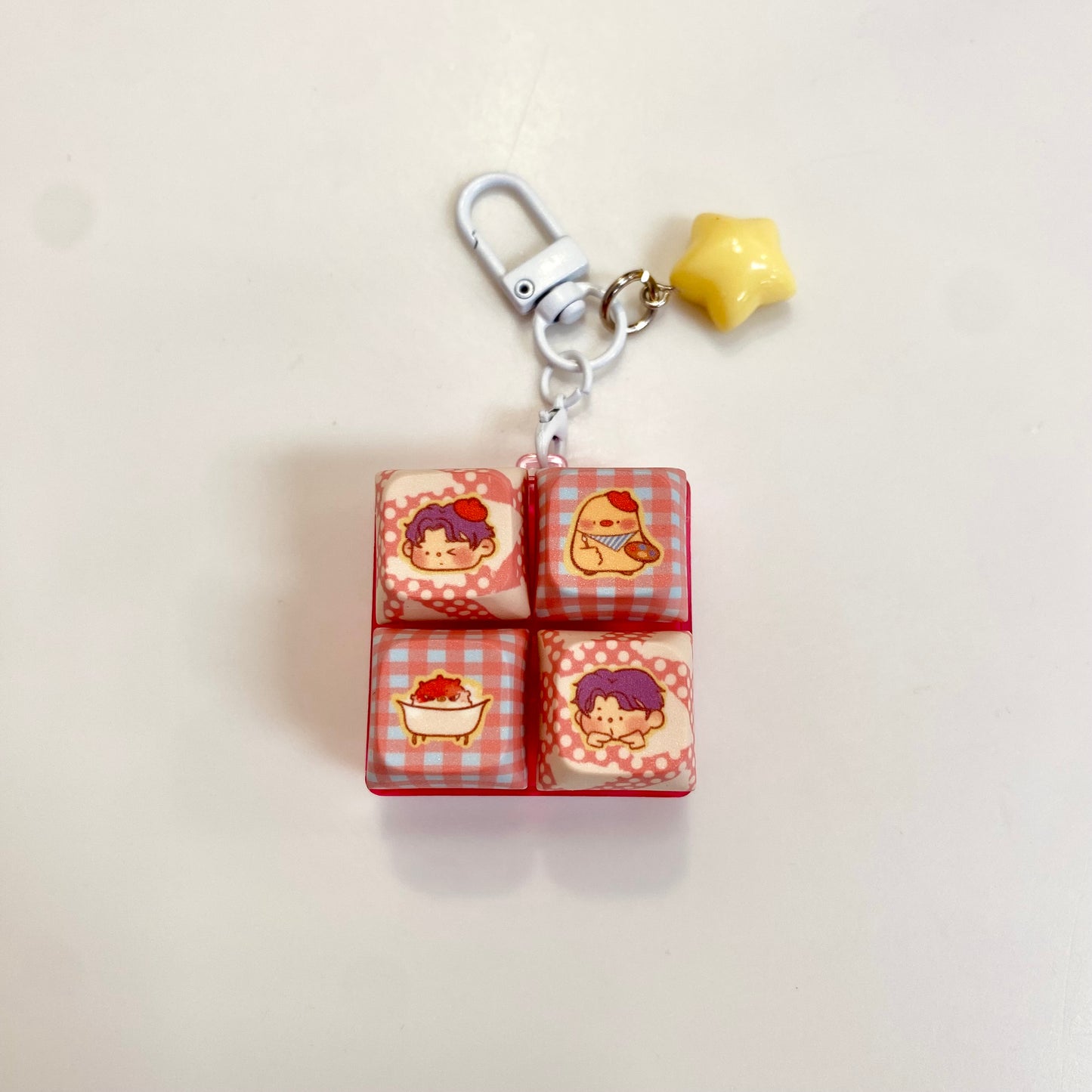 Lads keycap keychains (individuals)