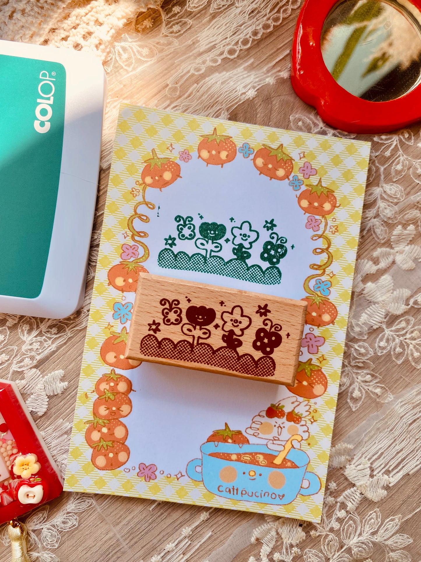 Wooden stamp <3