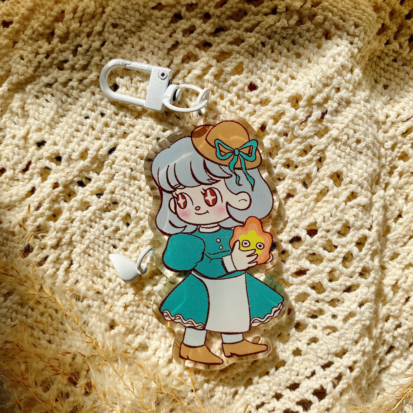 wizard and his girlfriend magnetic keychain (sold in pairs)