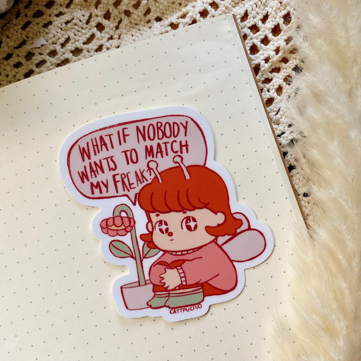 what if nobody wants to match my freak sticker