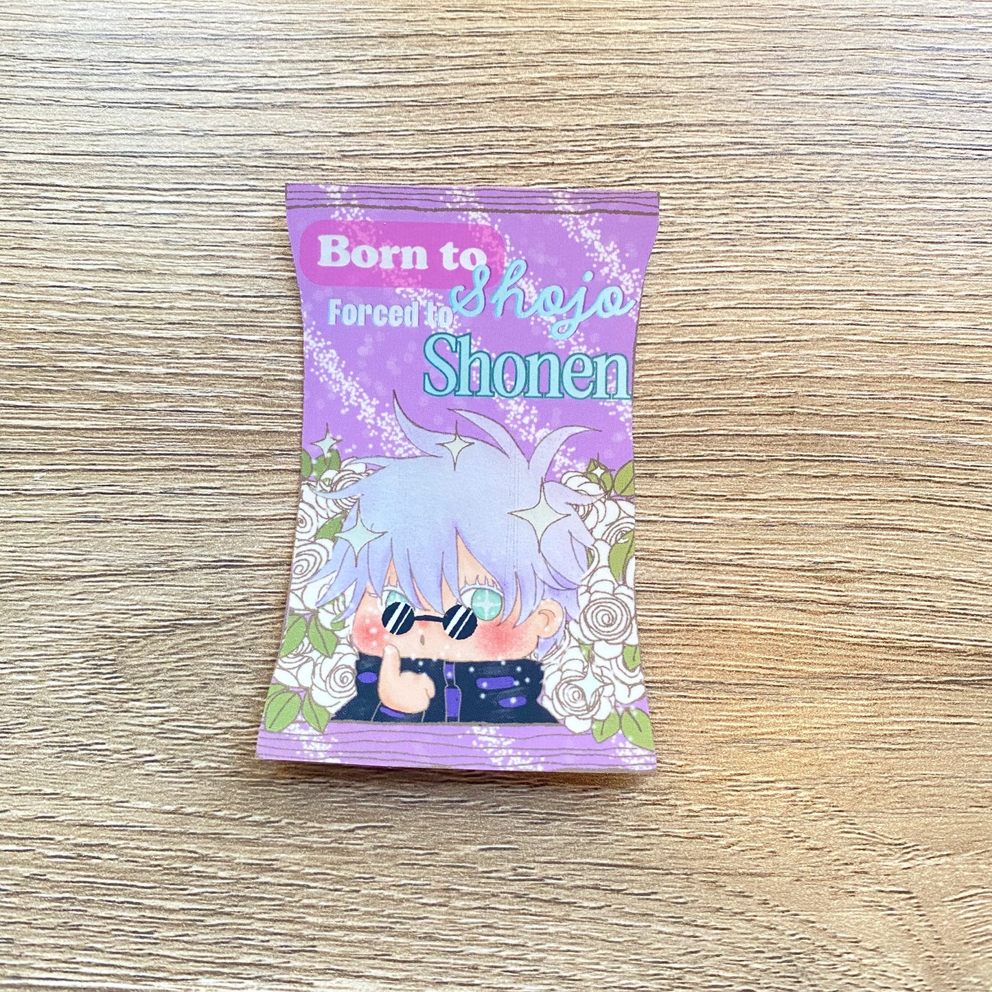 born to shojo, forced to shonen sorcerer stickers