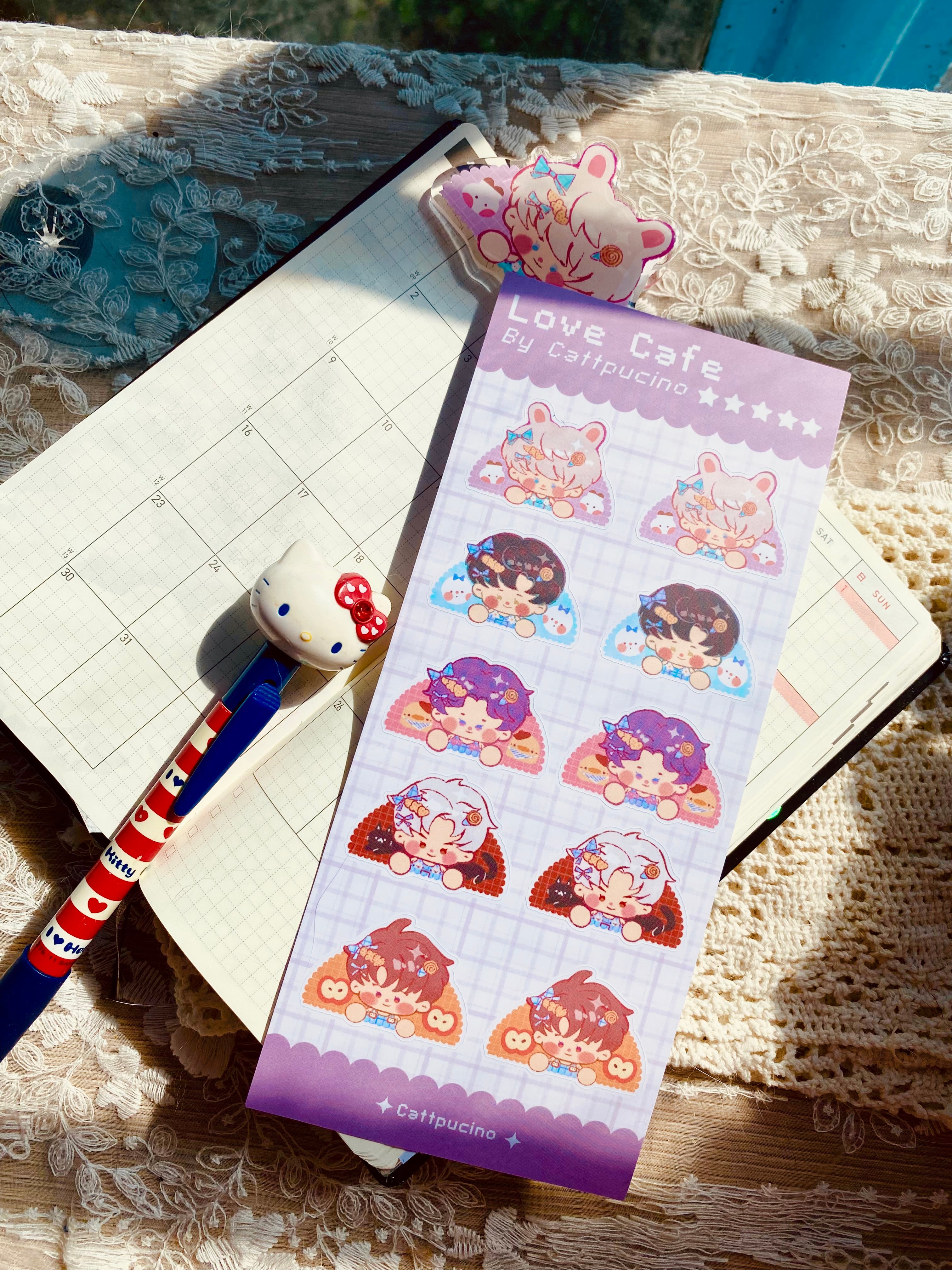 Sticker sheet – cattpucino