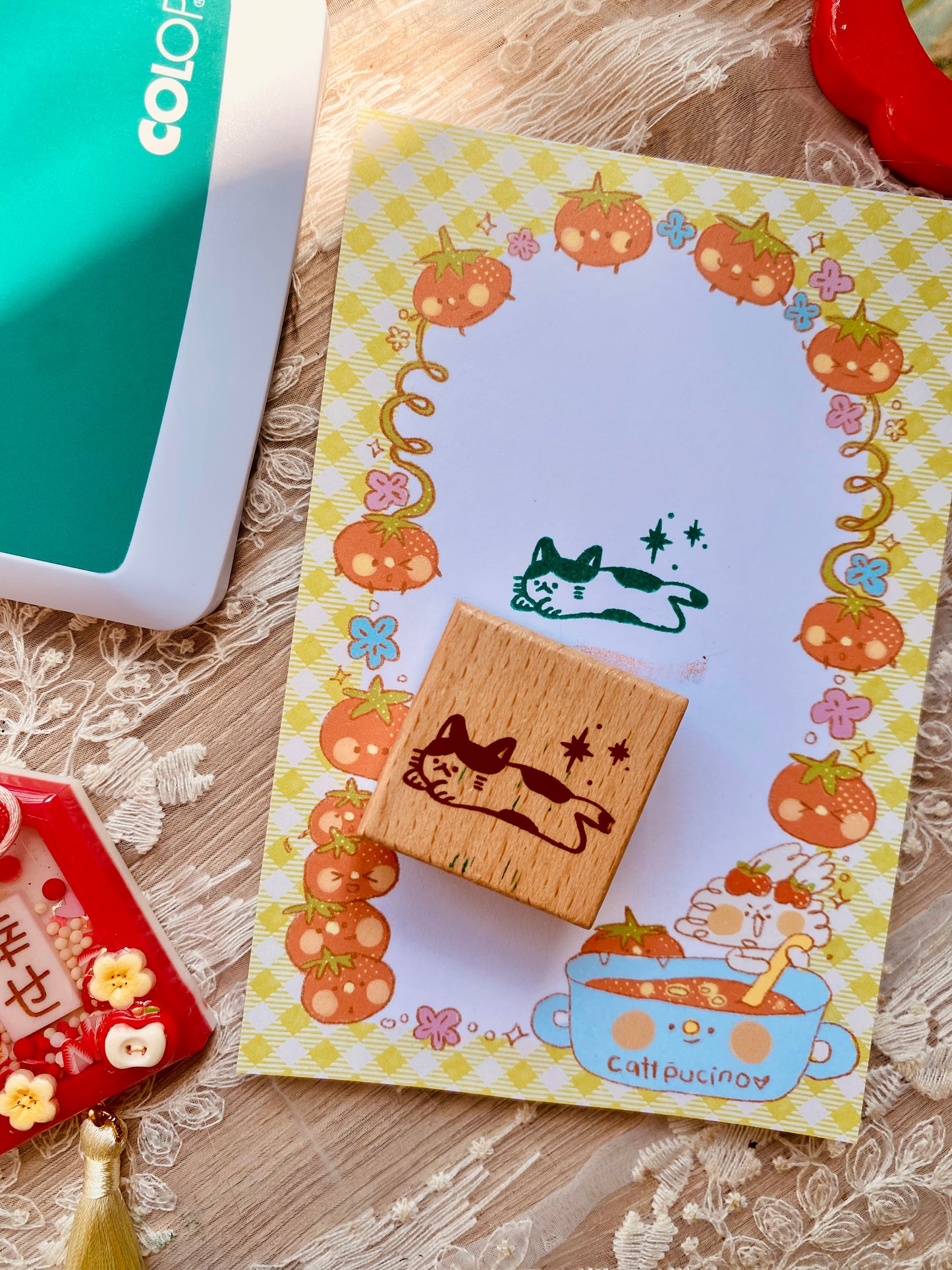 Wooden stamp <3