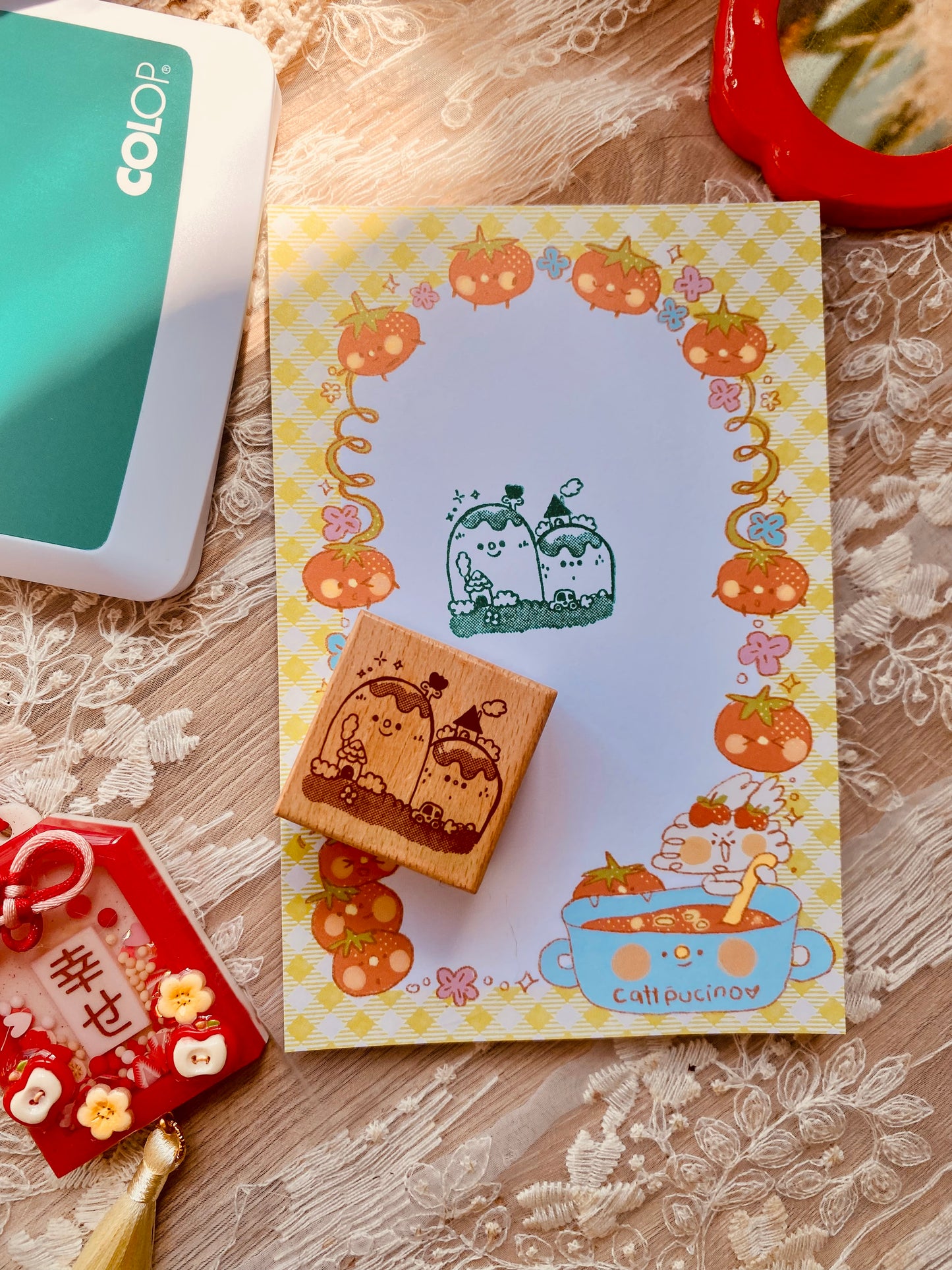 Wooden stamp <3