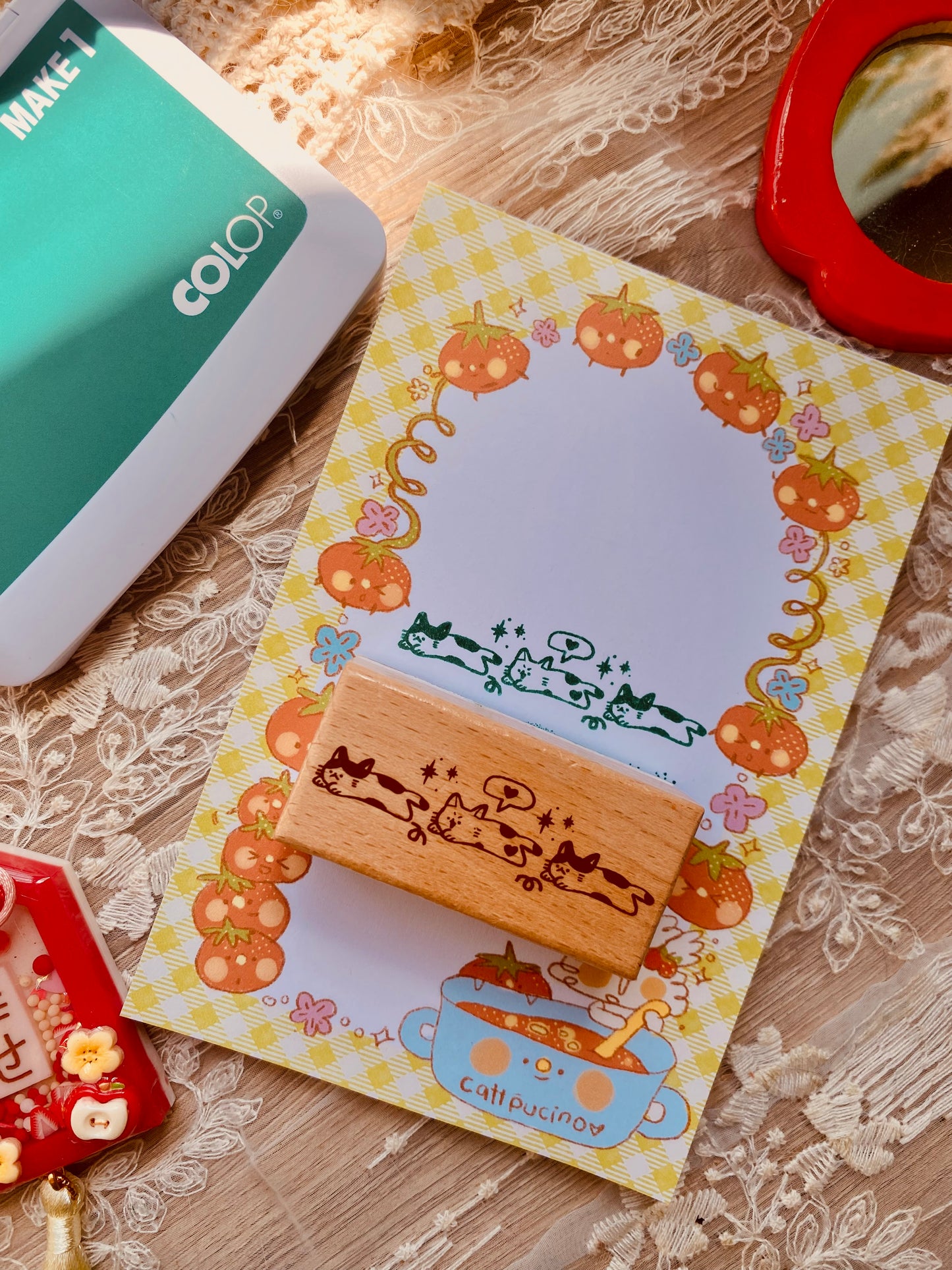 Wooden stamp <3