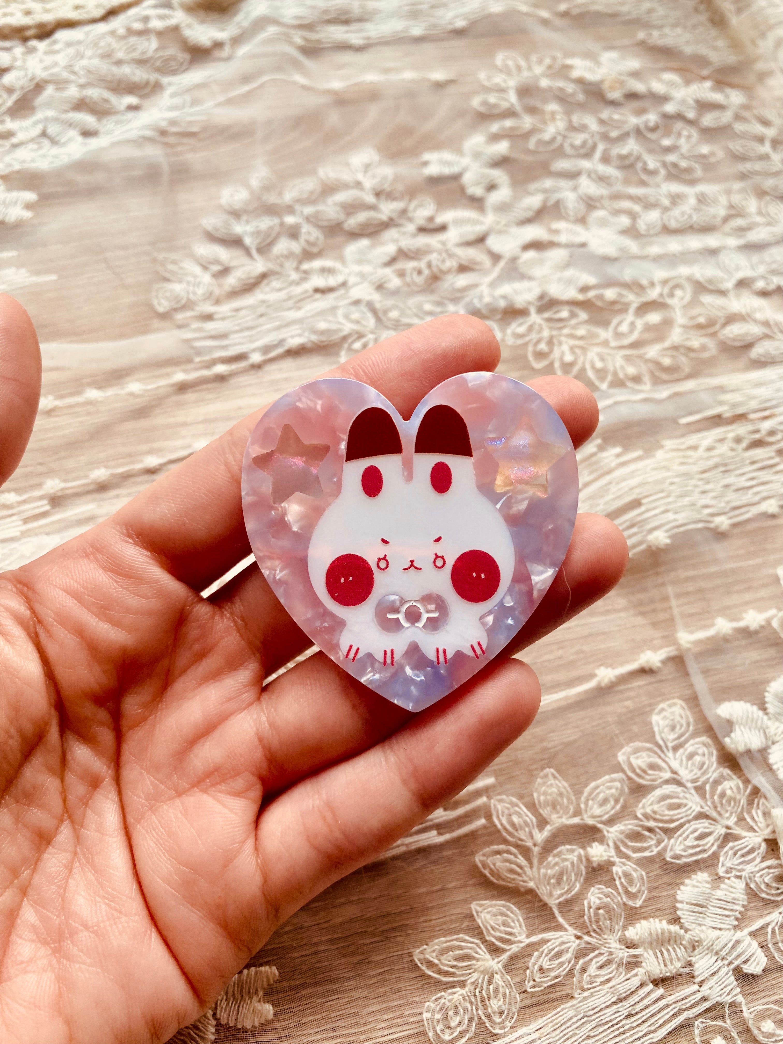 じゃれねこ『4月☆たっぷり苺♡2ペア』ラッキーセット♡ Lads hair clips – cattpucino