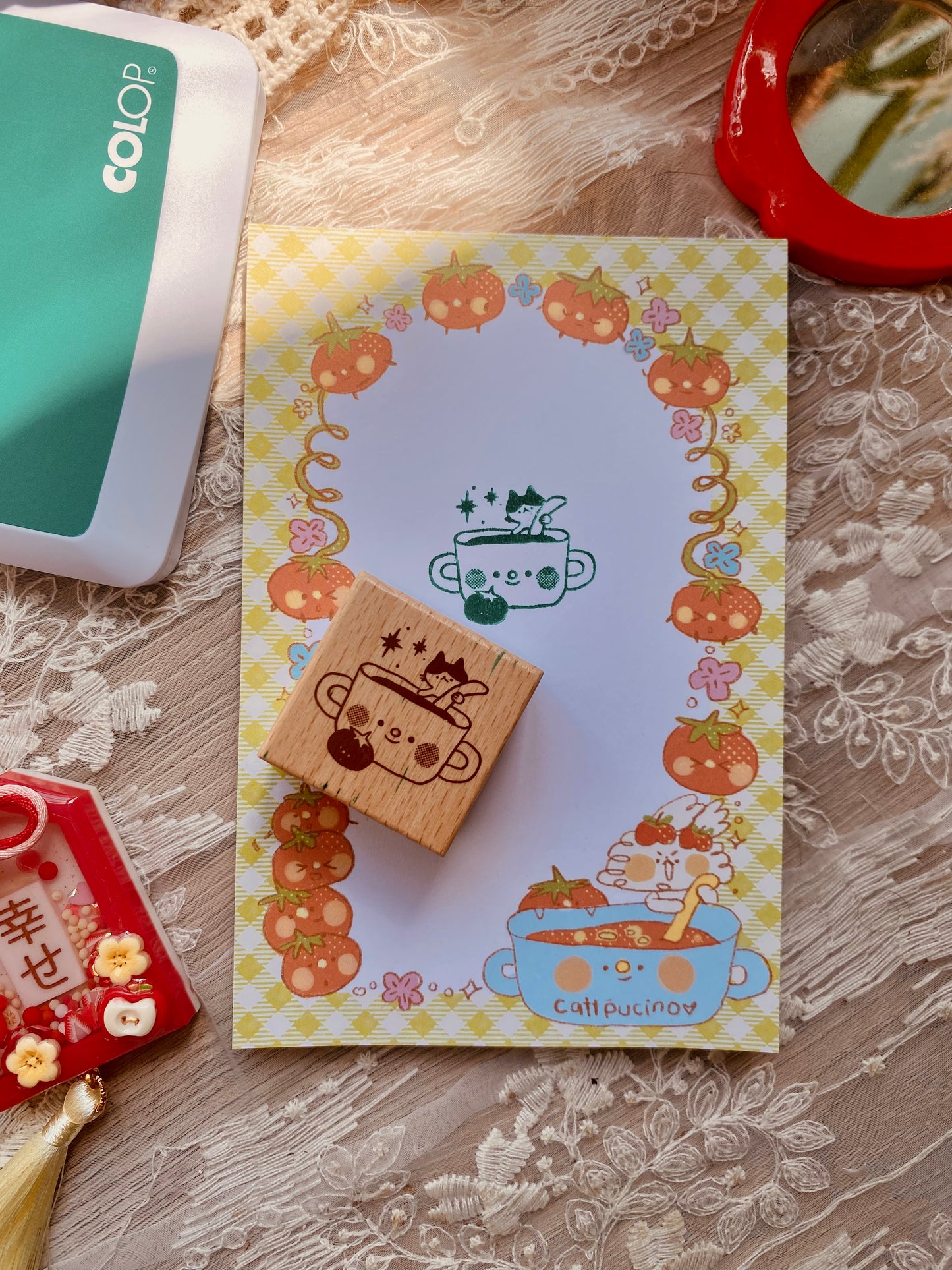 Wooden stamp <3