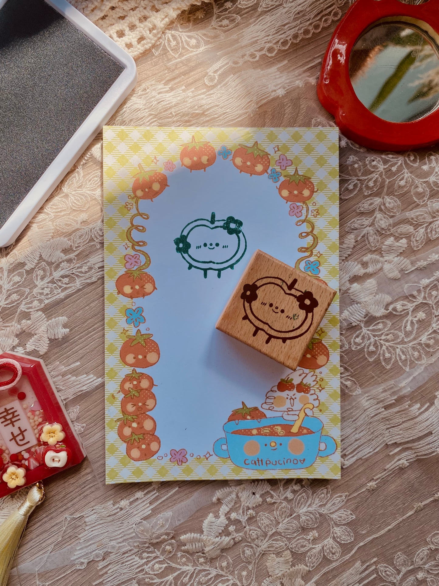 Wooden stamp <3