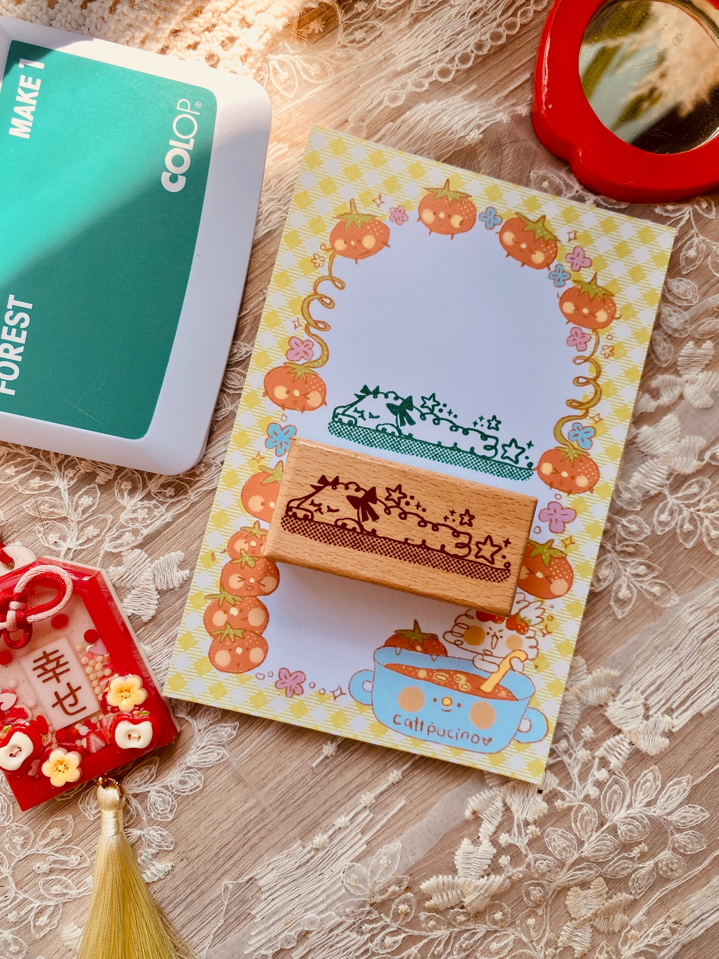 Wooden stamp <3