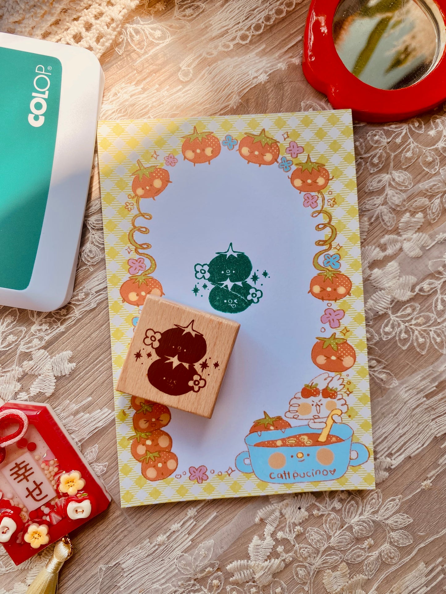 Wooden stamp <3