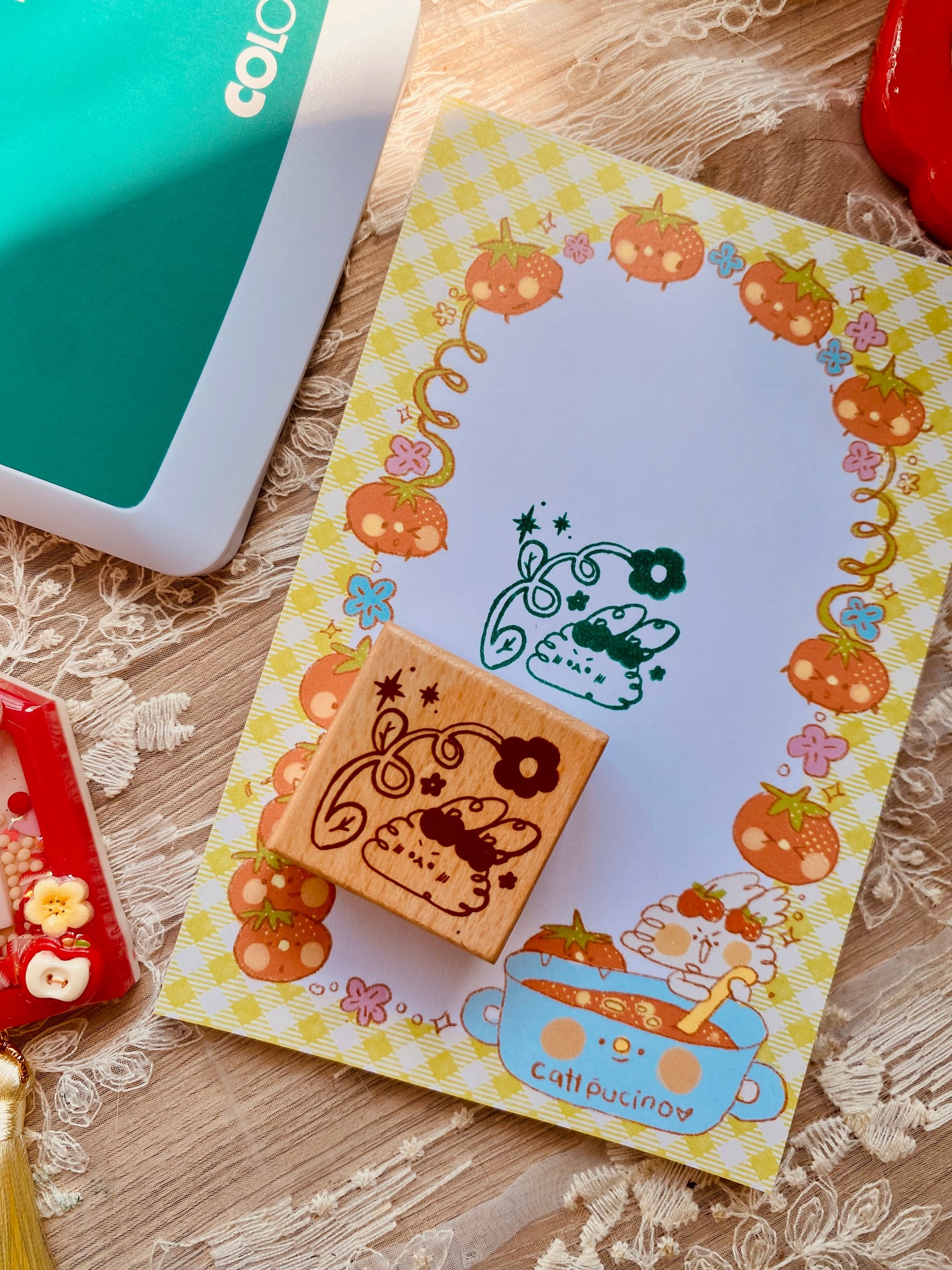 Wooden stamp <3