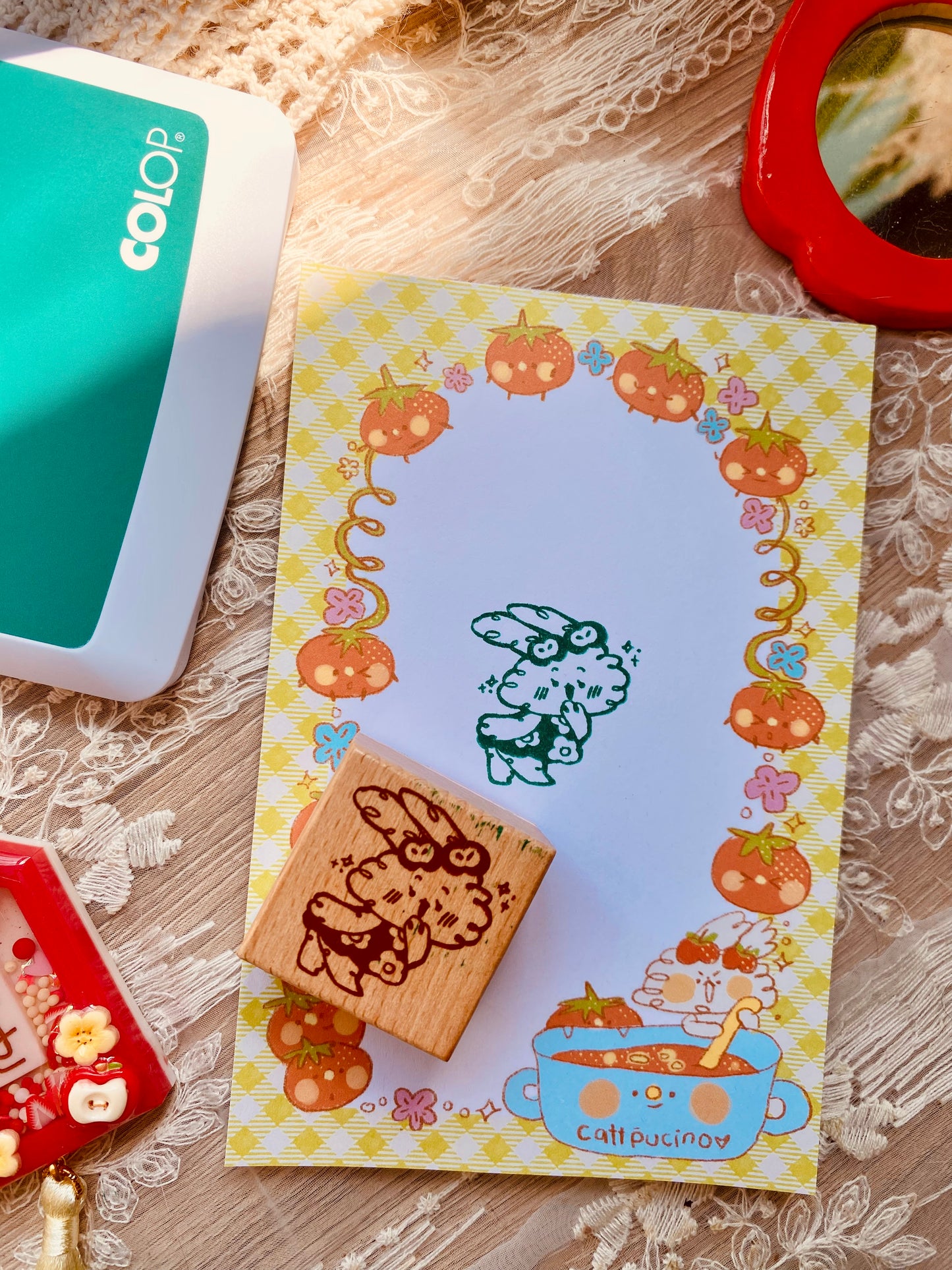 Wooden stamp <3