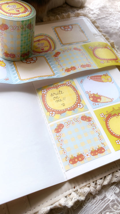 Sticky memo roll