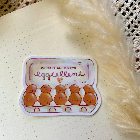 eggcellent sticker