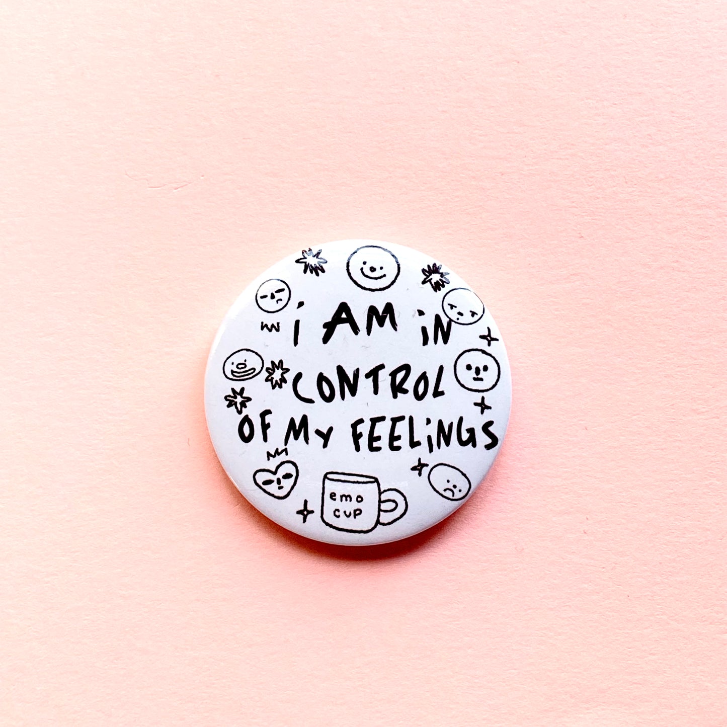 affirmation rounded button pins