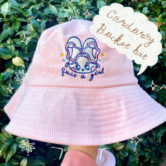 just a girl bucket hat