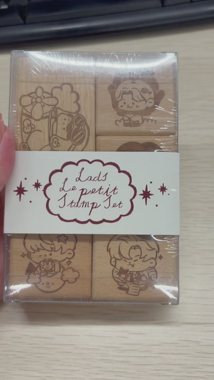 PREORDER Lads le petit stamp set
