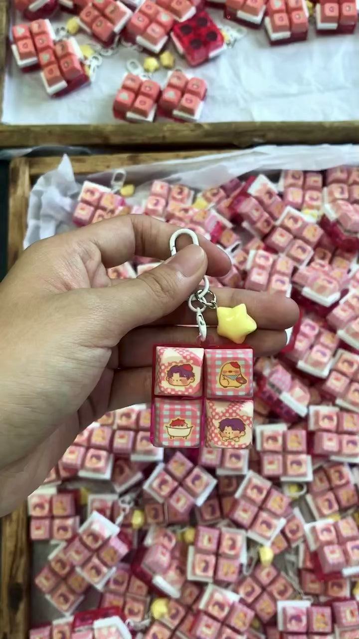 Lads keycap keychains (individuals) – cattpucino